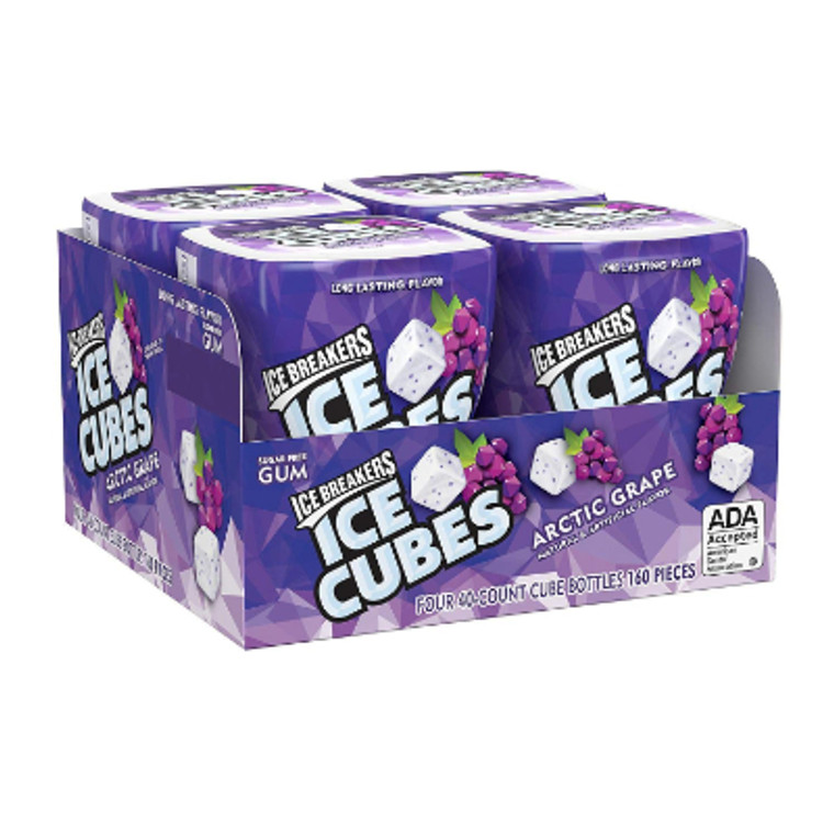 Ice Breakers Ice Cubes Arctic Grape Flavor 40 Pieces