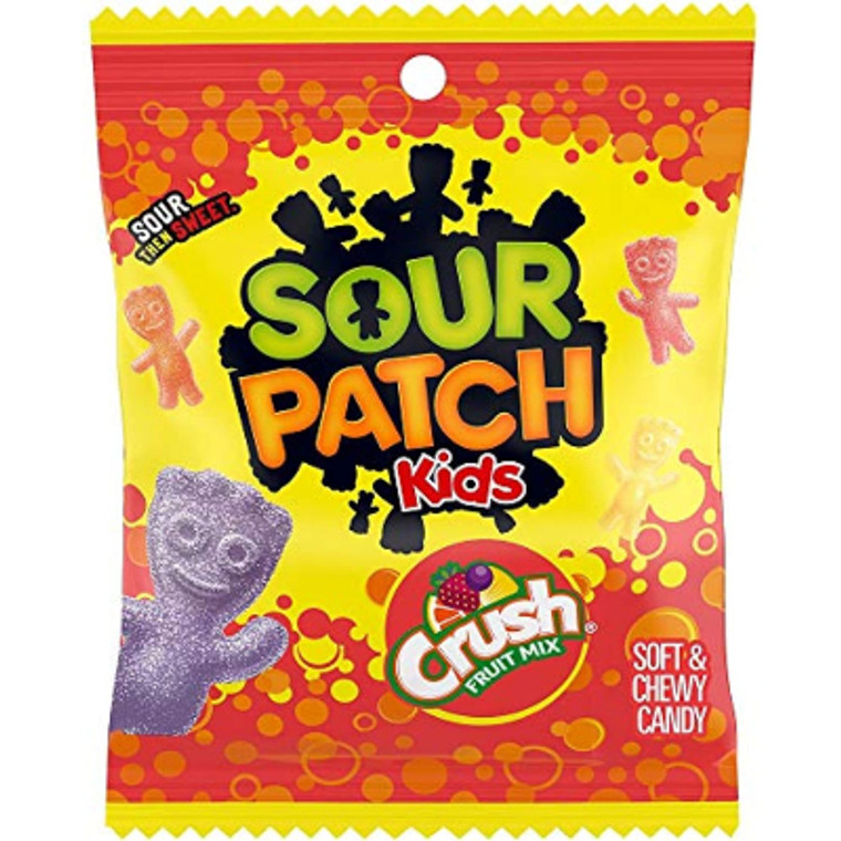 Sour Patch Kids Crush Fruit Mix 3.6 oz.