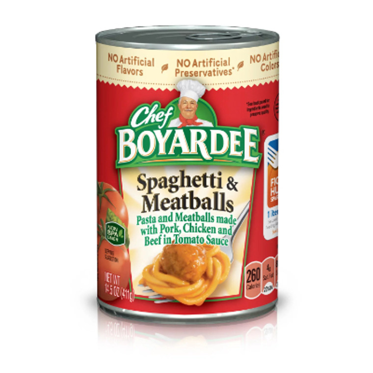 Chef Boyardee Spaghetti & Meatballs 14.5 oz.