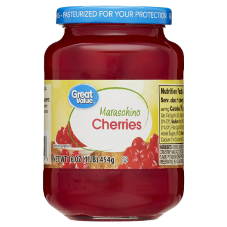 Great Value Maraschino Cherries 16 oz.