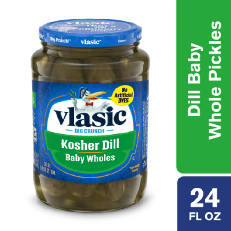 Vlasic Kosher Dill Baby Whole 24 oz.