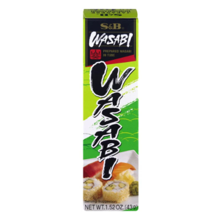 S&B Prepared Wasabi in Tube 1.52 oz.