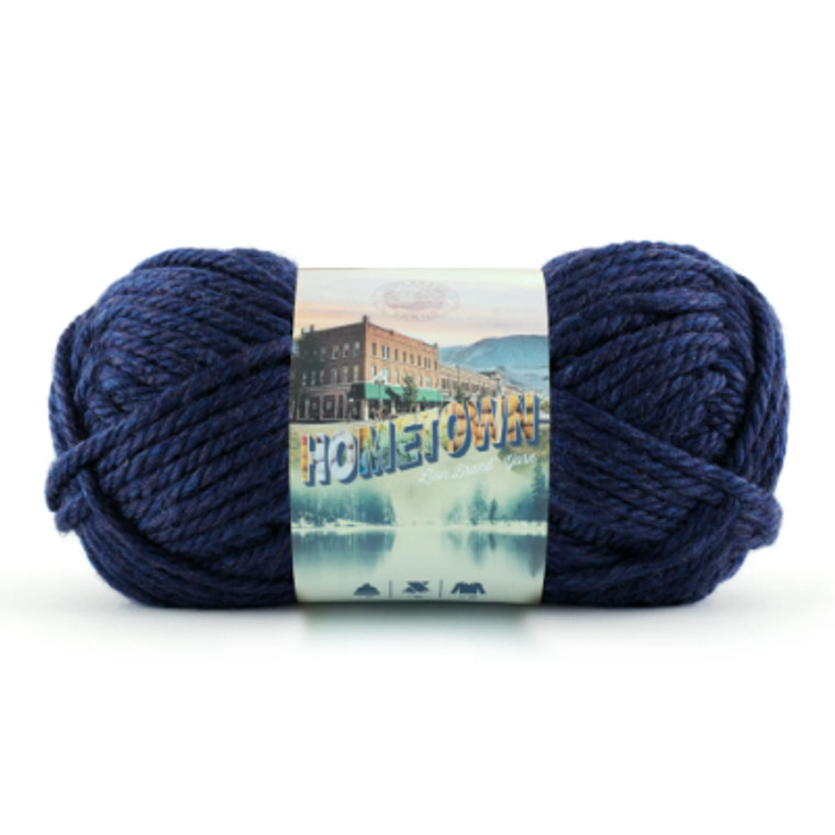 Lion Brand Hometwon Blue Yarn
