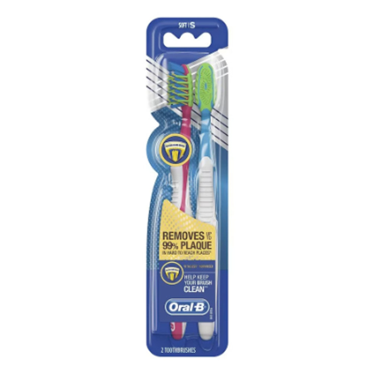 Oral-B Cross Action Vitalizer ToothBrush 2 Pack