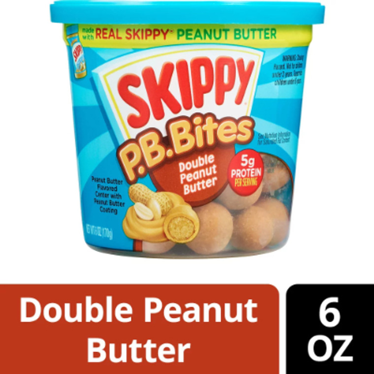 Skippy P.B. Bites Double Peanut Butter 6 oz.