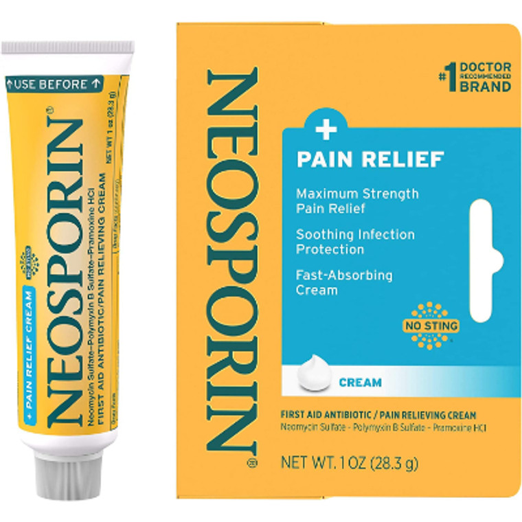 Neosporin Dual Action Cream Plus Pain Relief 1 oz.