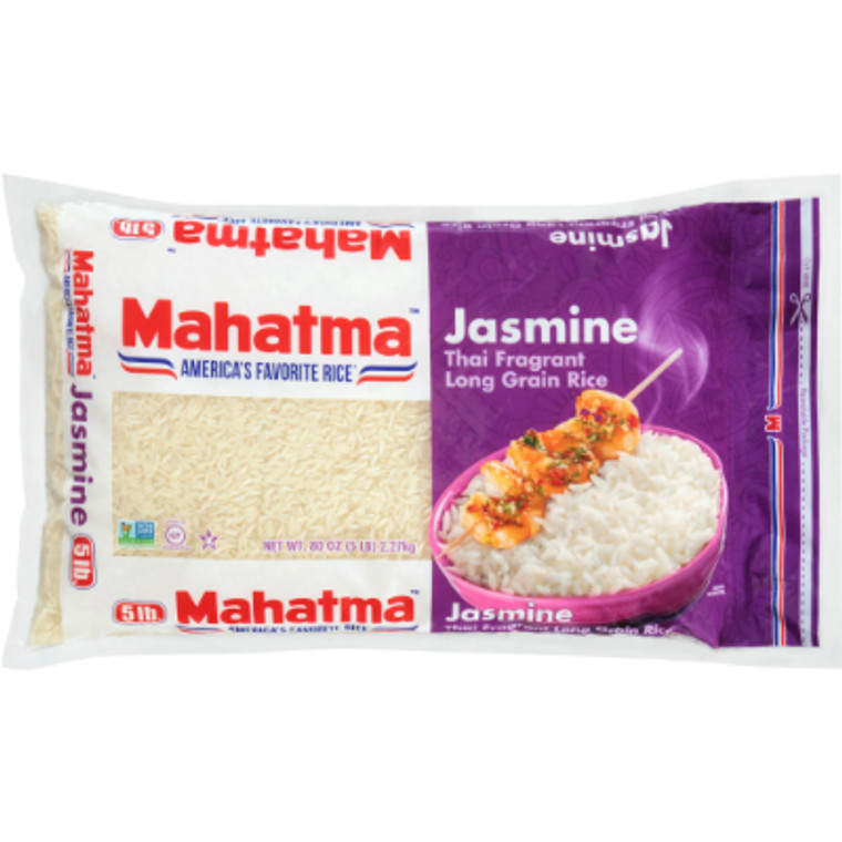 Mahatma Authentic Aromatic Jasmine White Rice 5 lb.