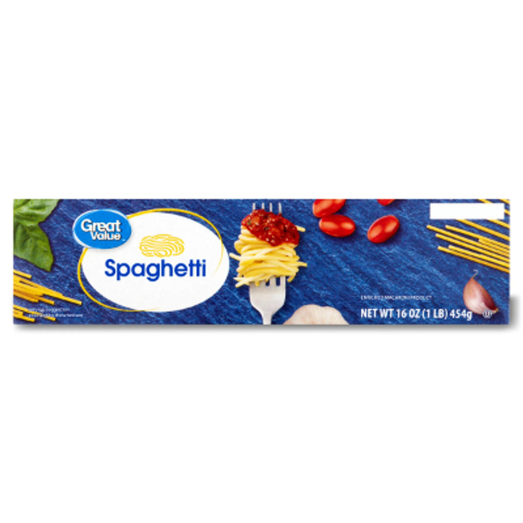 Great Value Spaghetti Noodles 16 oz.