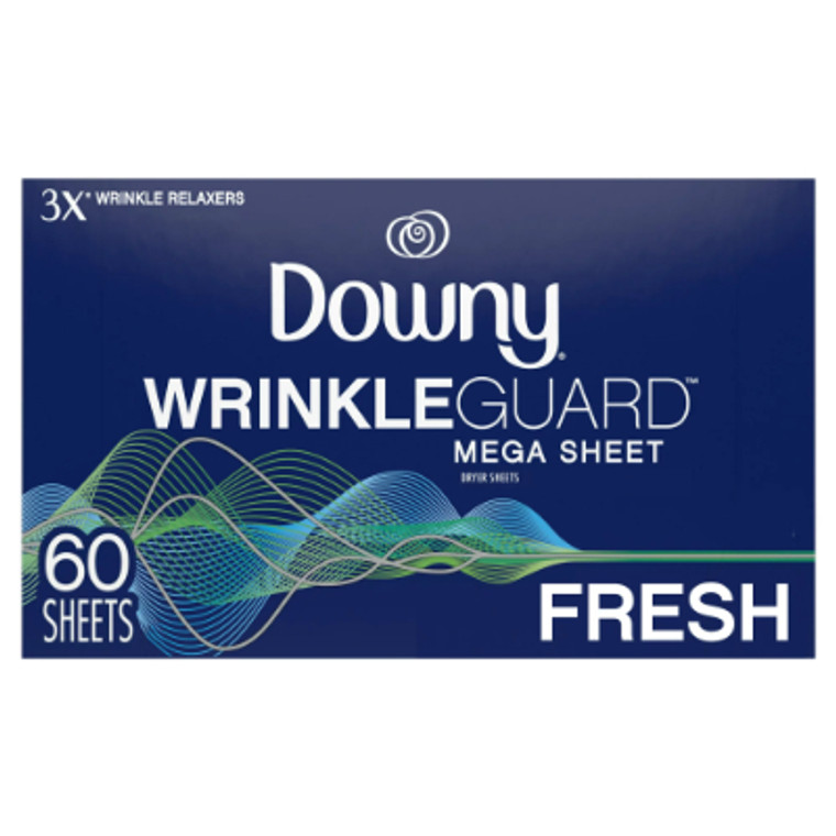 Downy Wrinkle Guard Mega Sheet 60 Count