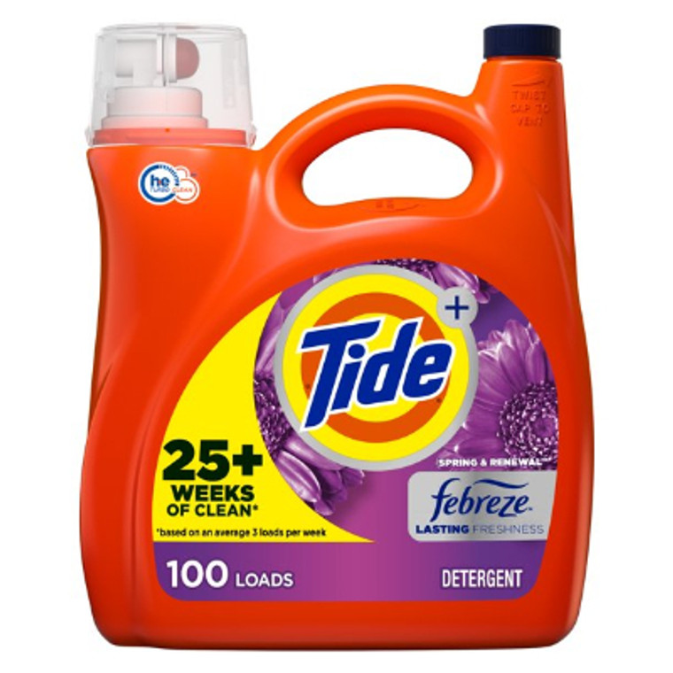 Tide + Frebreze Spring & Renewal 89 Loads, 138 oz.