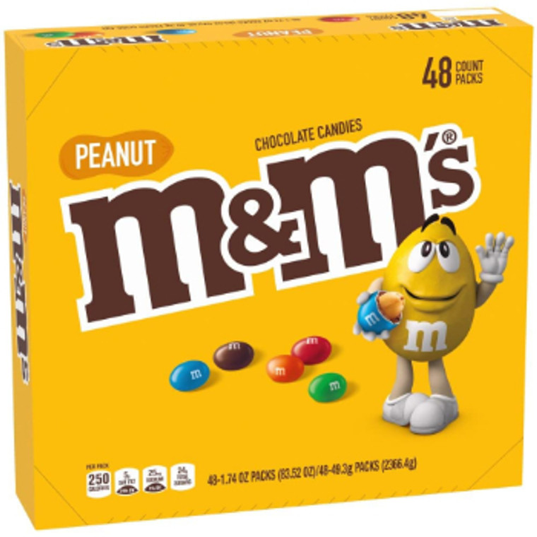 M&M's Peanut 1.74 oz., 24 Pack