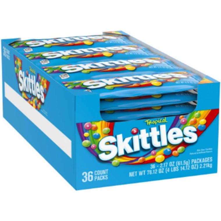 Skittles Tropical 2.17 oz., 36 Pack