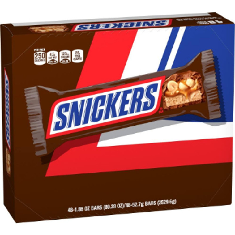 Snickers Candy Bar 1.86 oz., 48 Pack