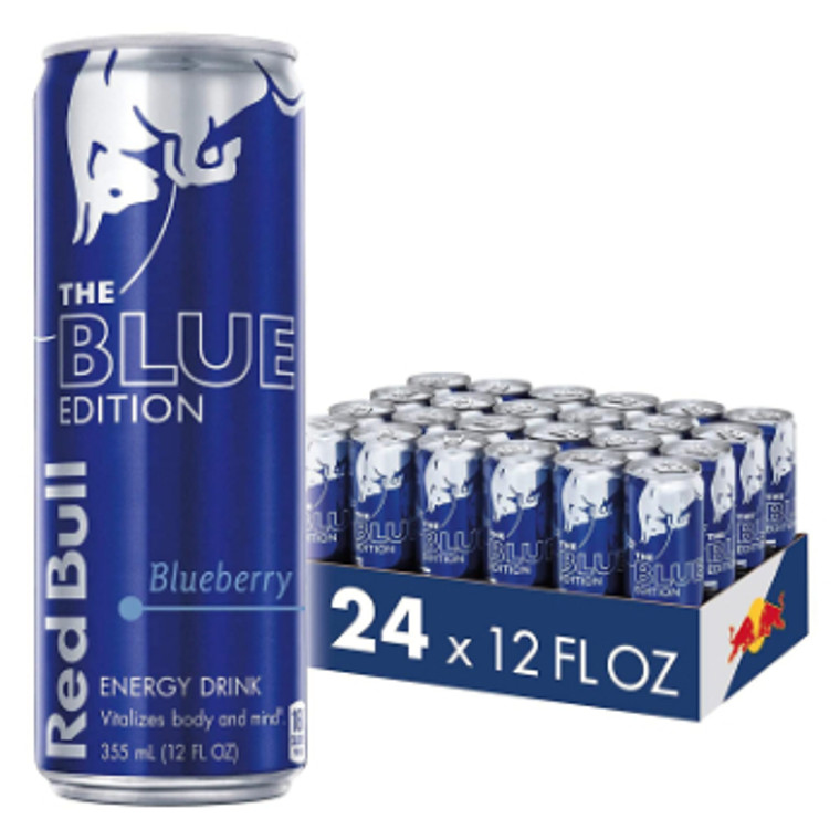 Red Bull Blue Edition 12 oz., 24 Pack