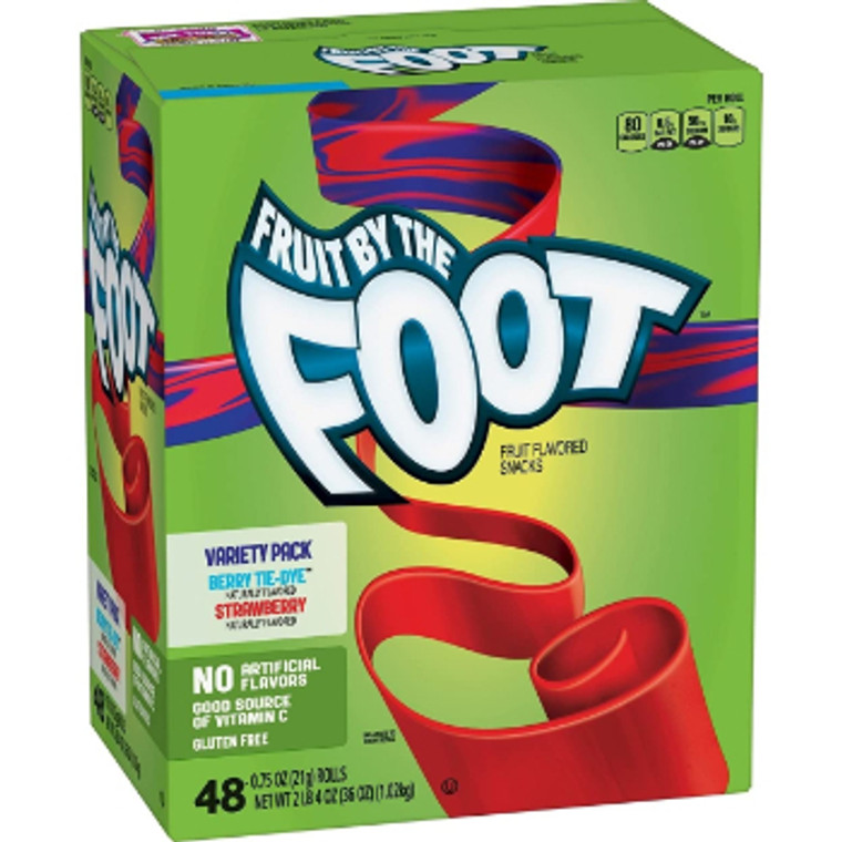 Fruit By The Foot Roll-Ups Variety Pack .75 oz., 48 Count