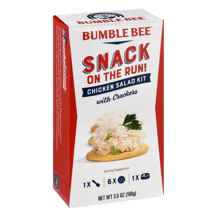 Bumble Bee Chicken Salad Kit Snack On The Run 3.5oz