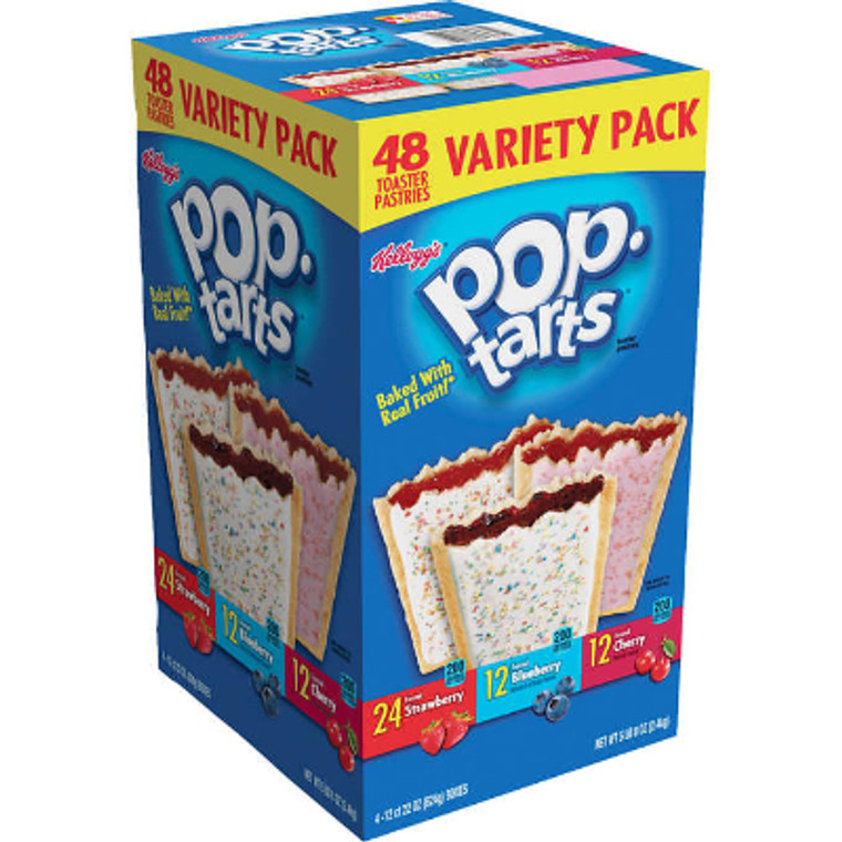 Kellogg's Pop-Tarts, Variety Pack, 48 ct