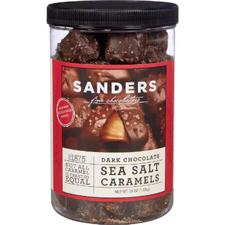 Sanders Dark Chocolate Sea Salt Caramels, 36 oz