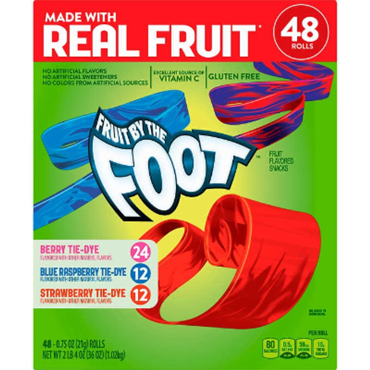 Fruit By The Foot, Variety Pack, 0.75 oz, 48 ct