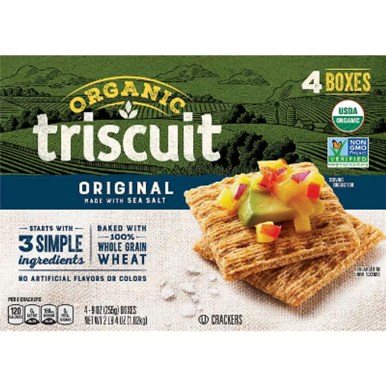 Nabisco Organic Triscuit Crackers, Original, 36 oz