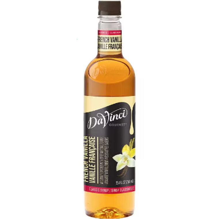 DaVinci Gourmet Classic Syrup, French Vanilla, 25.4 fl oz