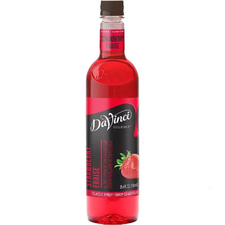 DaVinci Gourmet Classic Syrup, Strawberry, 25.4 fl oz