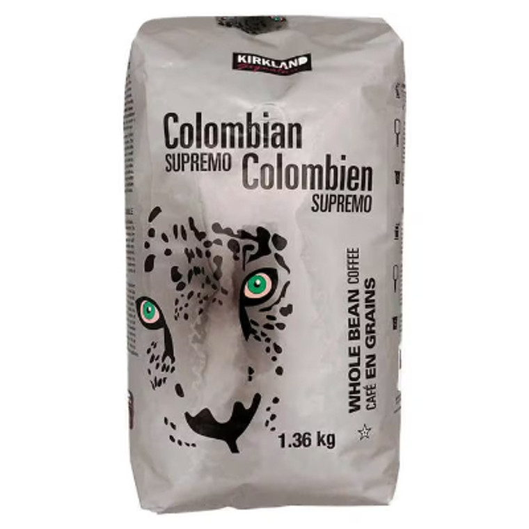 Kirkland Signature Whole Bean Coffee, Colombian, 3 lbs