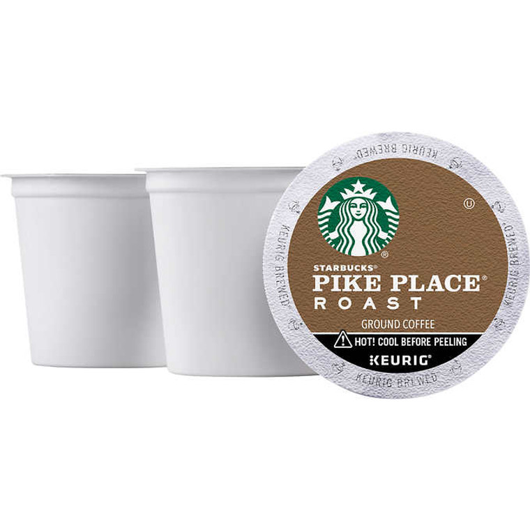 Starbucks Pike Place Coffee, Medium, Keurig K-Cup Pods, 72 ct
