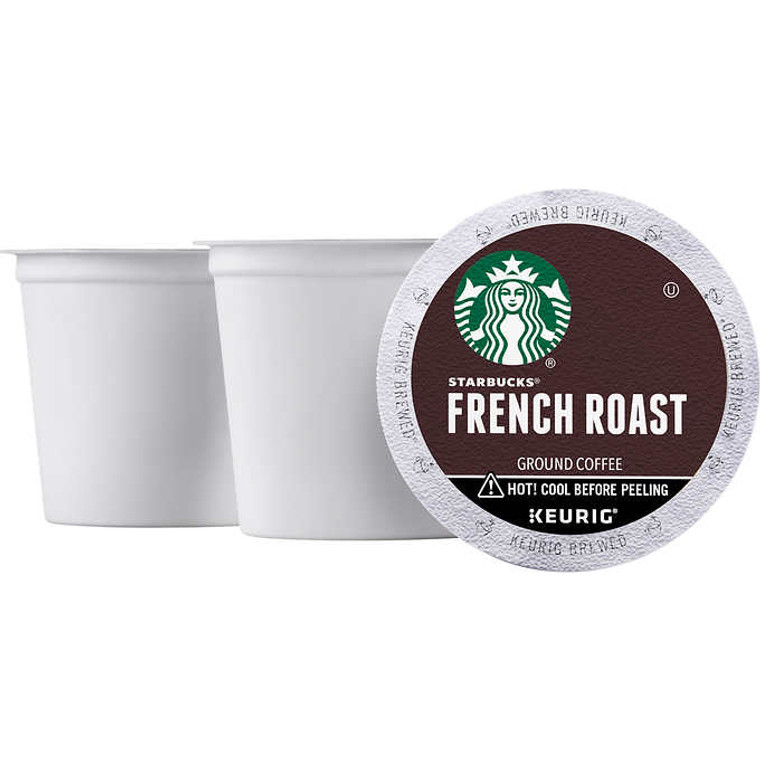 Starbucks French Roast Coffee, Dark, Keurig K-Cup Pods, 72 ct