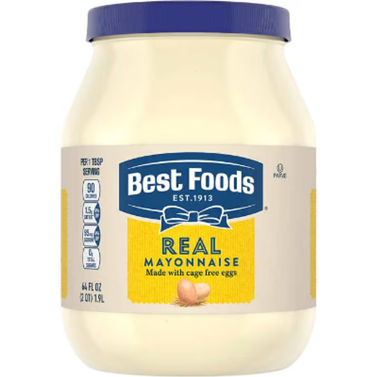 Best Foods Real Mayonnaise, 64 fl oz