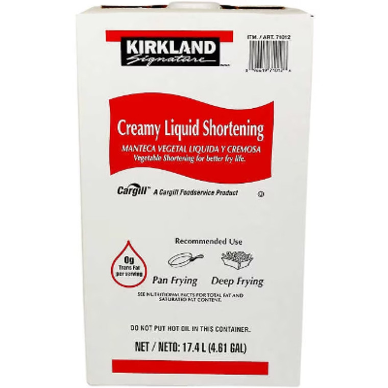 Kirkland Signature Creamy Liquid Shortening, 35 lbs