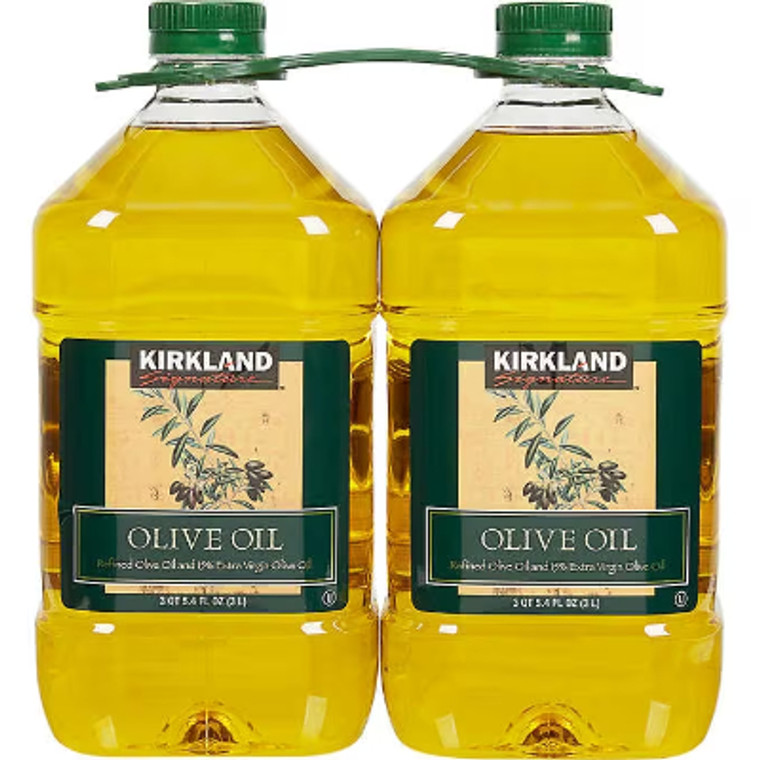 Kirkland Signature Pure Olive Oil, 3 Liter, 2 ct