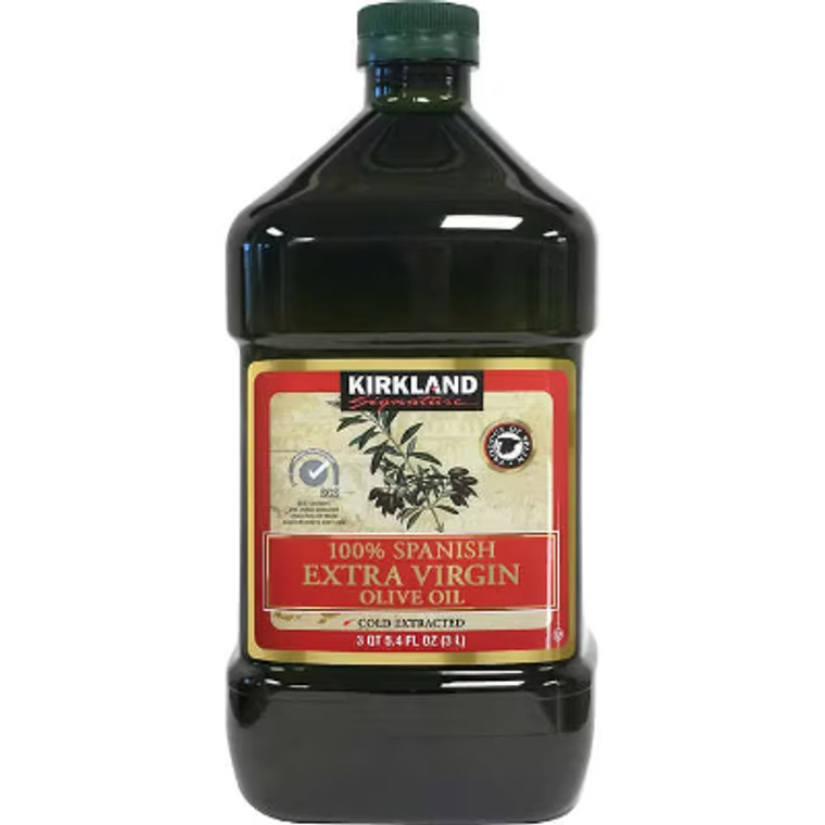 Kirkland Signature 100% Spanish Extra Virgin Olive Oil, 3 Liter