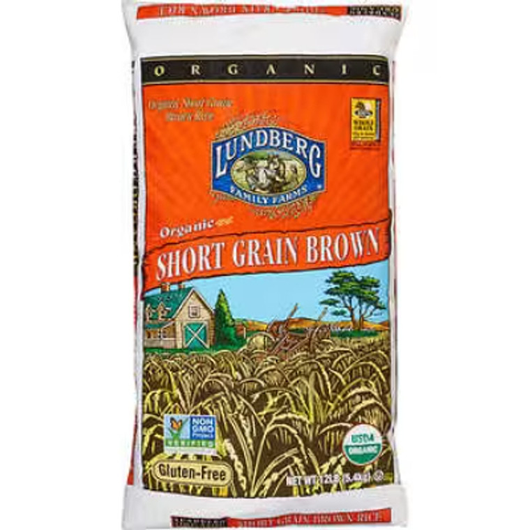Lundberg Organic Short Grain Brown Rice, 12 lbs