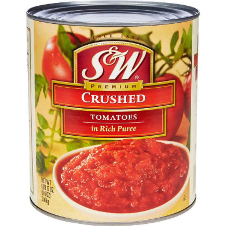 S&W Crushed Tomatoes, #10 can, 6 lbs 10 oz