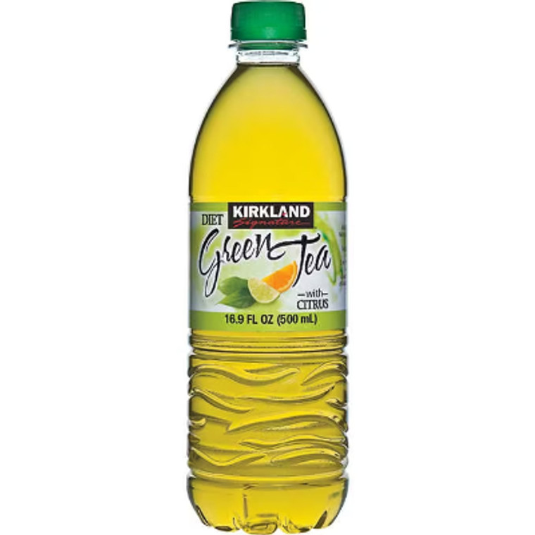 Kirkland Signature Diet Green Tea, Citrus, 16.9 fl oz, 35 ct