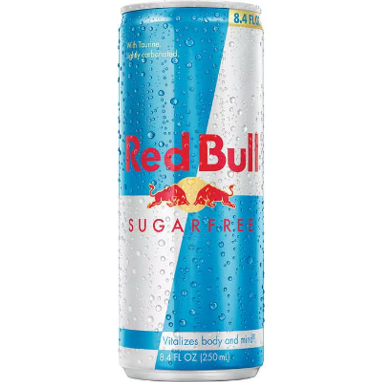 Red Bull Energy Drink, Sugar Free, 8.4 fl oz, 24 ct
