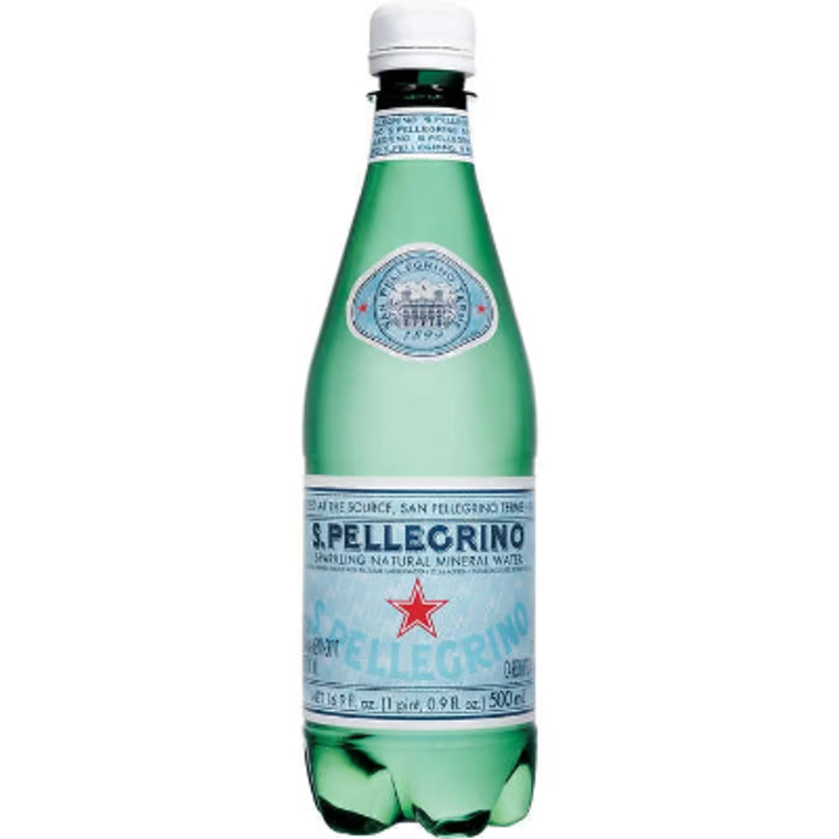S.Pellegrino Sparkling Natural Mineral Water, 16.9 fl oz, 24 ct