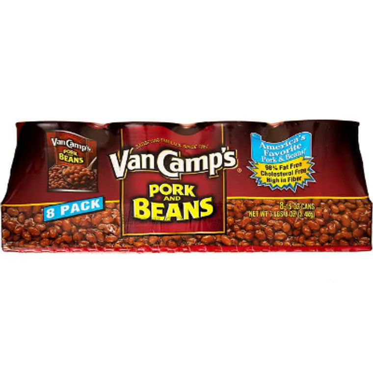 Van Camp's Pork and Beans, 15 oz, 8 ct