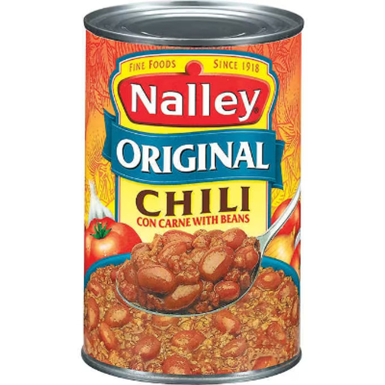 Nalley Chili with Beans, 15 oz, 12 ct