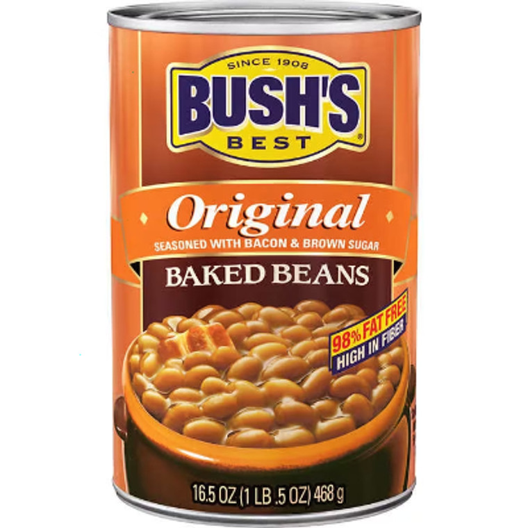 Bush's Baked Beans, Original, 16.5 oz, 8 ct