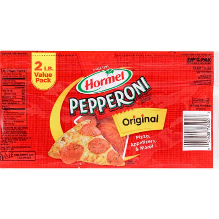 Hormel Pepperoni, Sliced, 16 oz, 2 ct