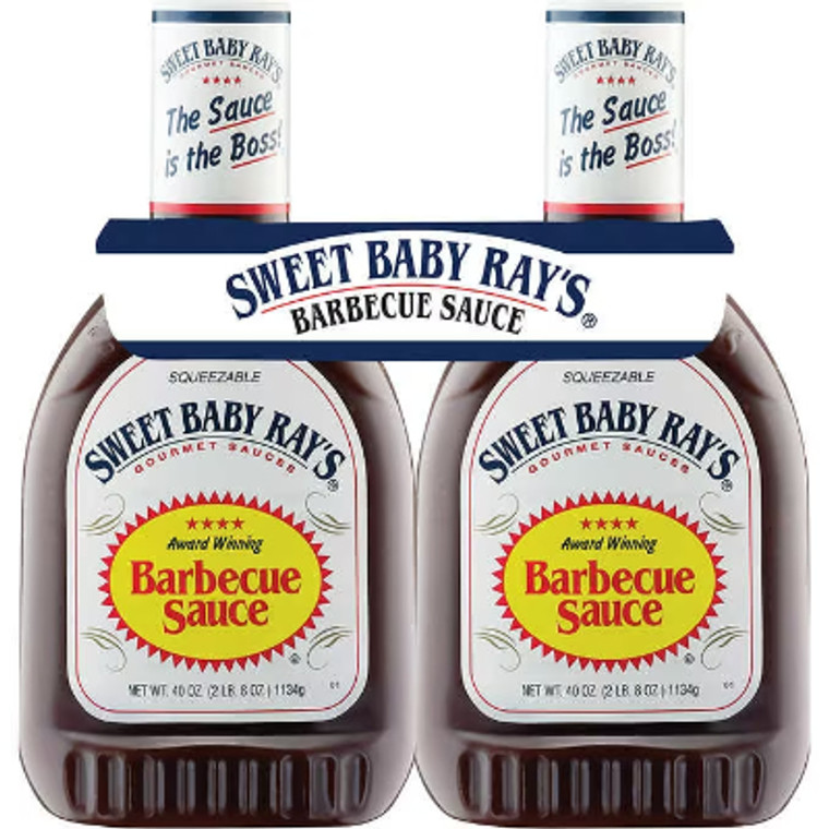Sweet Baby Ray's Barbecue Sauce, 40 oz, 2 ct