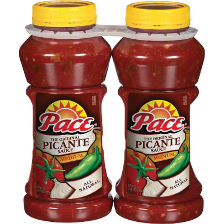 Pace Original Picante Sauce, Medium, 38 oz, 2 ct