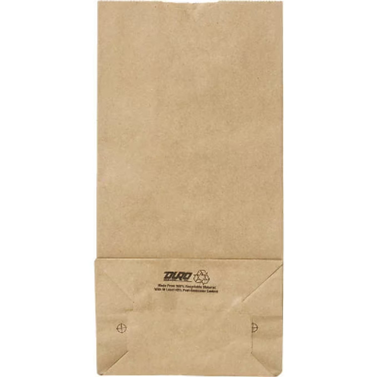 Duro Bag #8 Recycled Paper Bag, Kraft, 500 ct