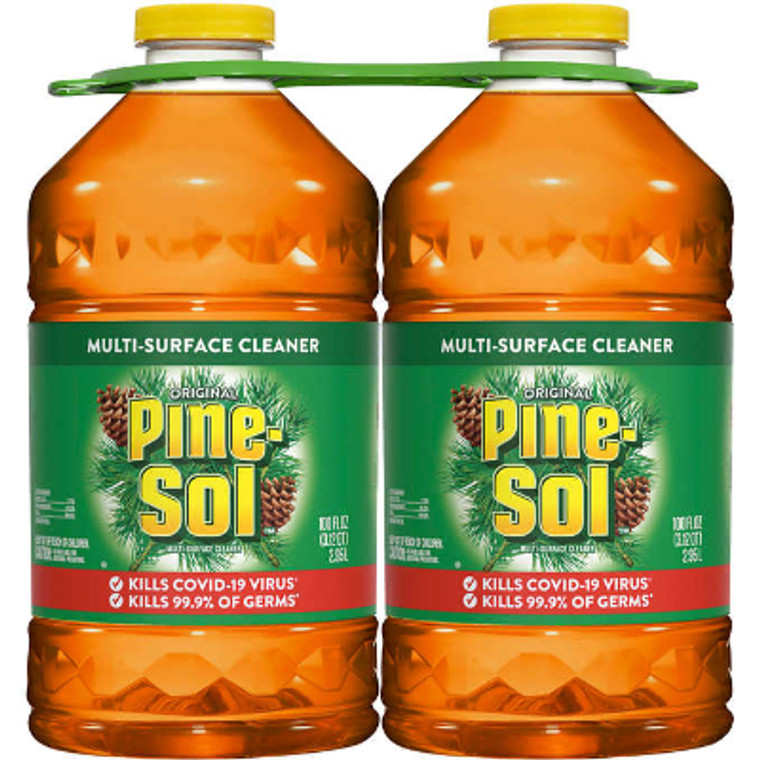 Pine-Sol Multi-Surface Cleaner, Pine Scent, 100 fl oz, 2 ct