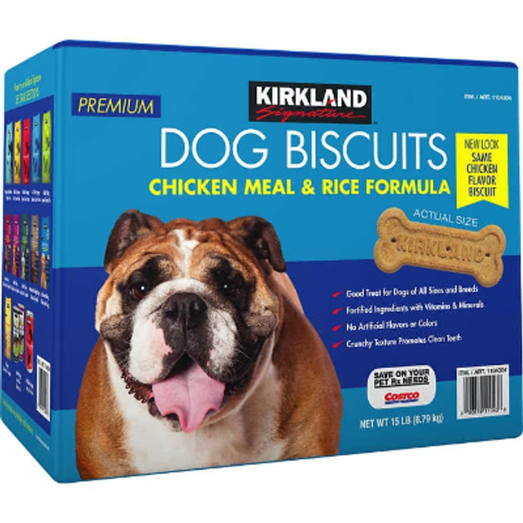 Kirkland Signature Premium Dog Biscuits, 15 lbs