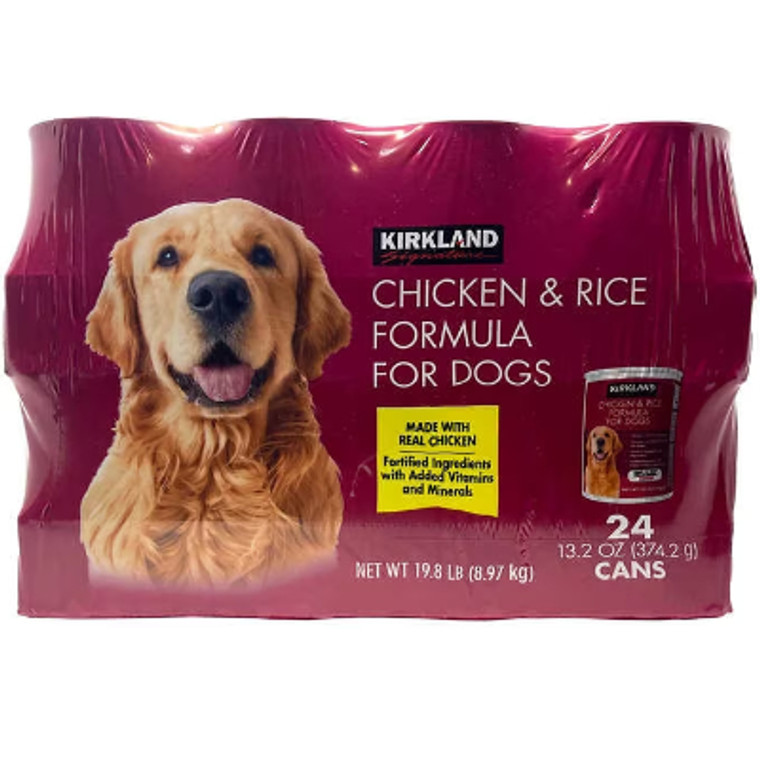 Kirkland Signature Dog Food, Chicken & Rice Formula, 13.2 oz, 24 ct
