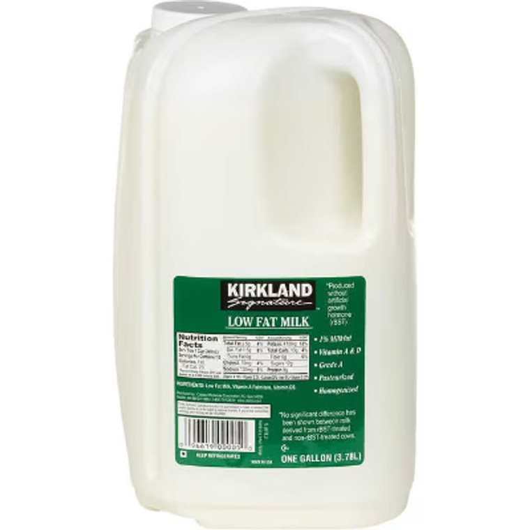 Kirkland Signature 1% Low Fat Milk, 1 Gallon, 2 ct