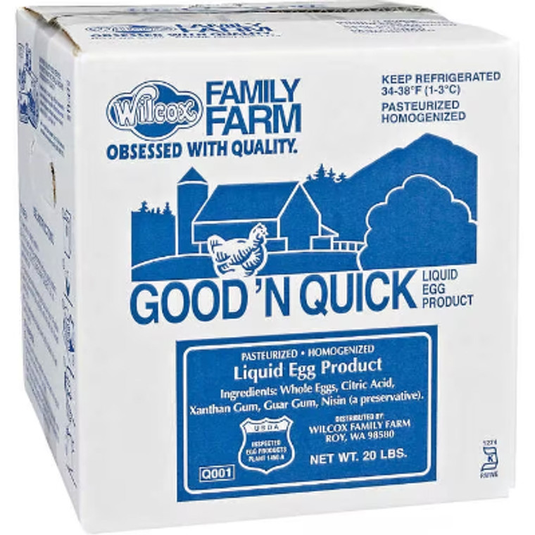 Wilcox Good 'N Quick Liquid Egg Product, 20 lbs